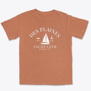 Des Plaines Illinois Yacht Club Premium Heavyweight T-shirt