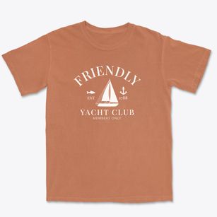 Friendly Maryland Yacht Club Premium Heavyweight T-shirt