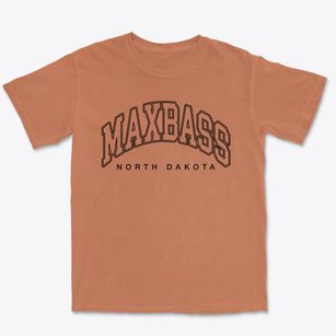Maxbass North Dakota Inline Premium Heavyweight T-shirt