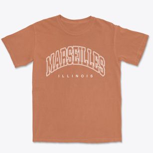 Marseilles Illinois Inline Premium Heavyweight T-shirt