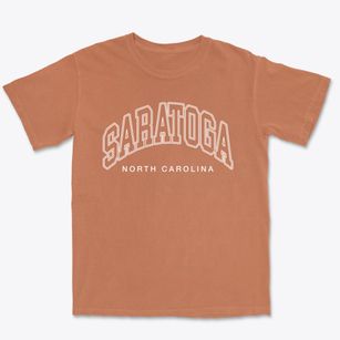 Saratoga North Carolina Inline Premium Heavyweight T-shirt