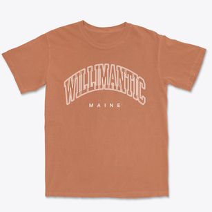 Willimantic Maine Inline Premium Heavyweight T-shirt