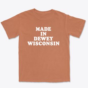 Dewey Wisconsin Classic 70s Premium Heavyweight T-shirt