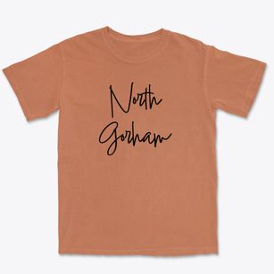 North Gorham Maine Freestyle Premium Heavyweight T-shirt