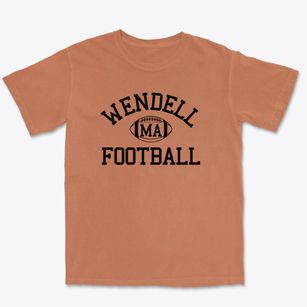 Wendell Massachusetts Football Premium Heavyweight T-shirt