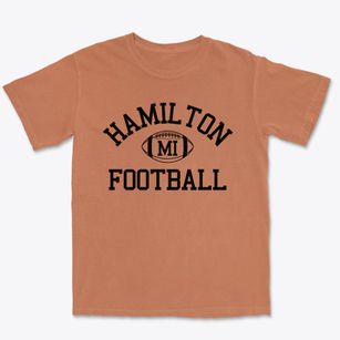 Hamilton Michigan Football Premium Heavyweight T-shirt