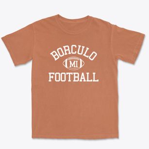 Borculo Michigan Football Premium Heavyweight T-shirt