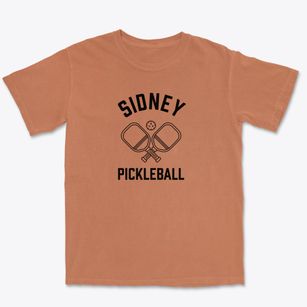 Sidney Montana Pickleball Premium Heavyweight T-shirt