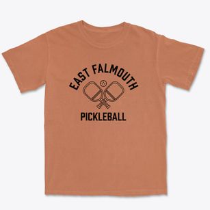 East Falmouth Massachusetts Pickleball Premium Heavyweight T-shirt