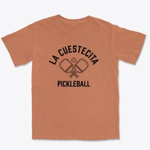 La Cuestecita New Mexico Pickleball Premium Heavyweight T-shirt