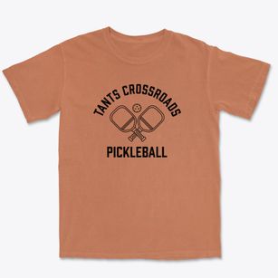 Tants Crossroads North Carolina Pickleball Premium Heavyweight T-shirt