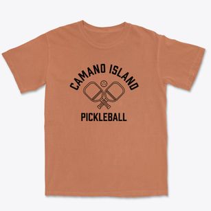 Camano Island Washington Pickleball Premium Heavyweight T-shirt