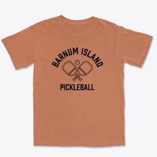 Barnum Island New York Pickleball Premium Heavyweight T-shirt