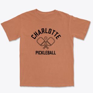 Charlotte North Carolina Pickleball Premium Heavyweight T-shirt
