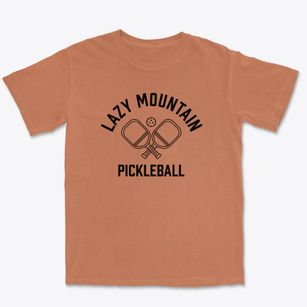 Lazy Mountain Alaska Pickleball Premium Heavyweight T-shirt