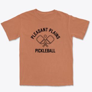 Pleasant Plains New Jersey Pickleball Premium Heavyweight T-shirt