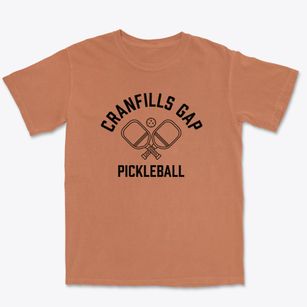 Cranfills Gap Texas Pickleball Premium Heavyweight T-shirt