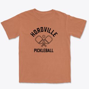 Hordville Nebraska Pickleball Premium Heavyweight T-shirt