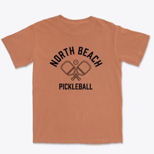 North Beach New Hampshire Pickleball Premium Heavyweight T-shirt