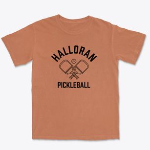 Halloran Nebraska Pickleball Premium Heavyweight T-shirt