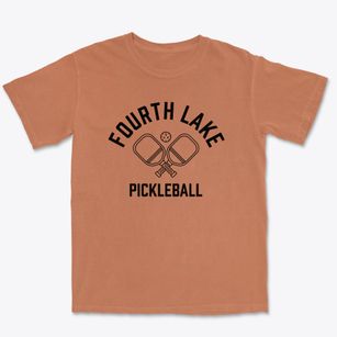 Fourth Lake New York Pickleball Premium Heavyweight T-shirt