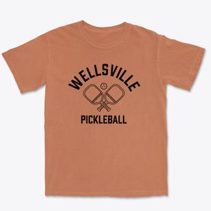 Wellsville New York Pickleball Premium Heavyweight T-shirt