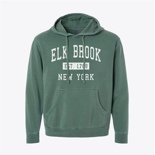 Elk Brook New York Classic Established Pigment-Dyed Hoodie