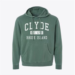 Clyde Rhode Island Classic Established Pigment-Dyed Hoodie