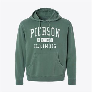 Pierson Illinois Classic Established Pigment-Dyed Hoodie