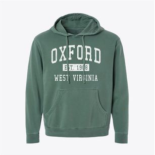Oxford West Virginia Classic Established Pigment-Dyed Hoodie