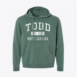 Todd North Carolina Classic Established Pigment-Dyed Hoodie