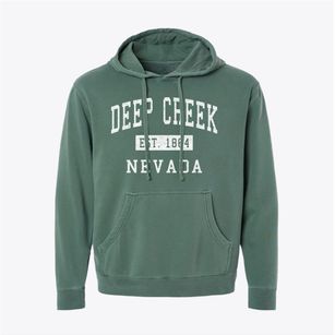 Deep Creek Nevada Classic Established Pigment-Dyed Hoodie