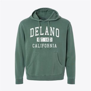 Delano California Classic Established Pigment-Dyed Hoodie