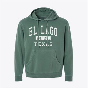 El Lago Texas Classic Established Pigment-Dyed Hoodie