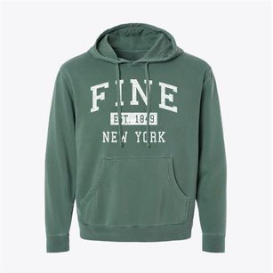 Fine New York Classic Established Pigment-Dyed Hoodie