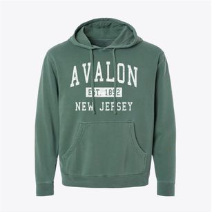 Avalon New Jersey Classic Established Pigment-Dyed Hoodie
