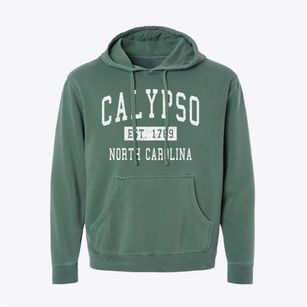 Calypso North Carolina Classic Established Pigment-Dyed Hoodie