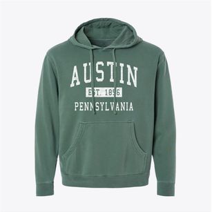 Austin Pennsylvania Classic Established Pigment-Dyed Hoodie