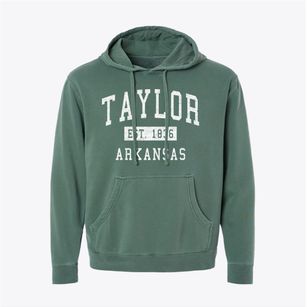Taylor Arkansas Classic Established Pigment-Dyed Hoodie
