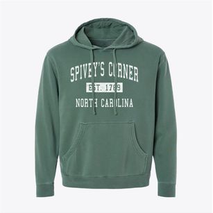 Spivey's Corner North Carolina Classic Established Pigment-Dyed Hoodie