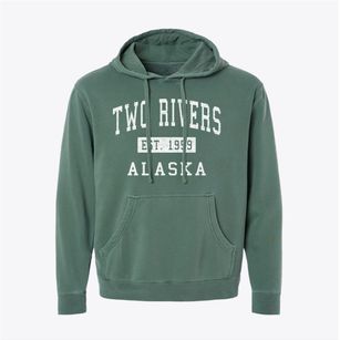 Two Rivers Alaska Classic Established Pigment-Dyed Hoodie