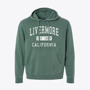 Livermore California Classic Established Pigment-Dyed Hoodie