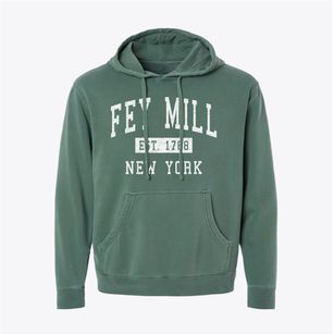 Fey Mill New York Classic Established Pigment-Dyed Hoodie