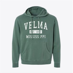 Velma Mississippi Classic Established Pigment-Dyed Hoodie