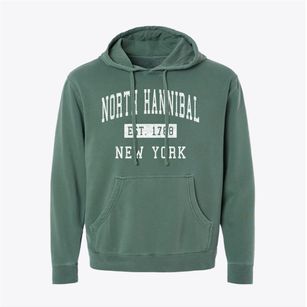 North Hannibal New York Classic Established Pigment-Dyed Hoodie