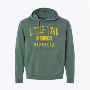 Little Town Virginia Classic Established Pigment-Dyed Hoodie