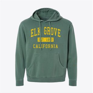 Elk Grove California Classic Established Pigment-Dyed Hoodie