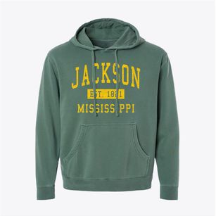 Jackson Mississippi Classic Established Pigment-Dyed Hoodie