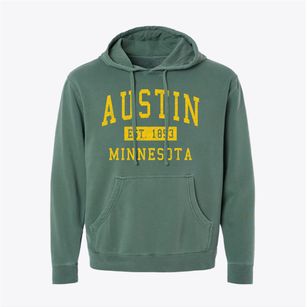 Austin Minnesota Classic Established Pigment-Dyed Hoodie