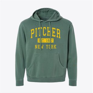 Pitcher New York Classic Established Pigment-Dyed Hoodie
